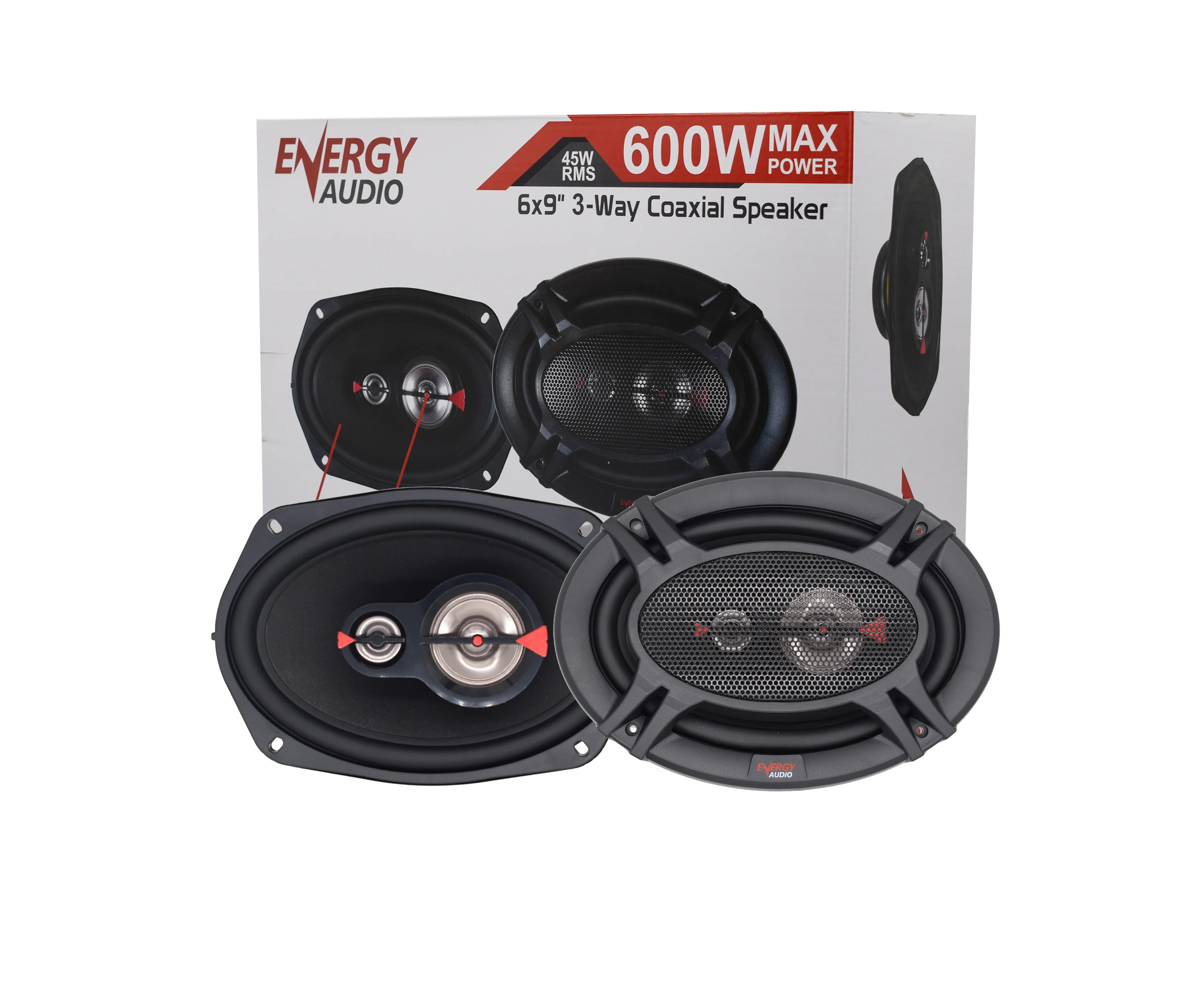Energy Audio DRIVE693 3-Way 600W Coaxial 6x9 Speakers - Image 4