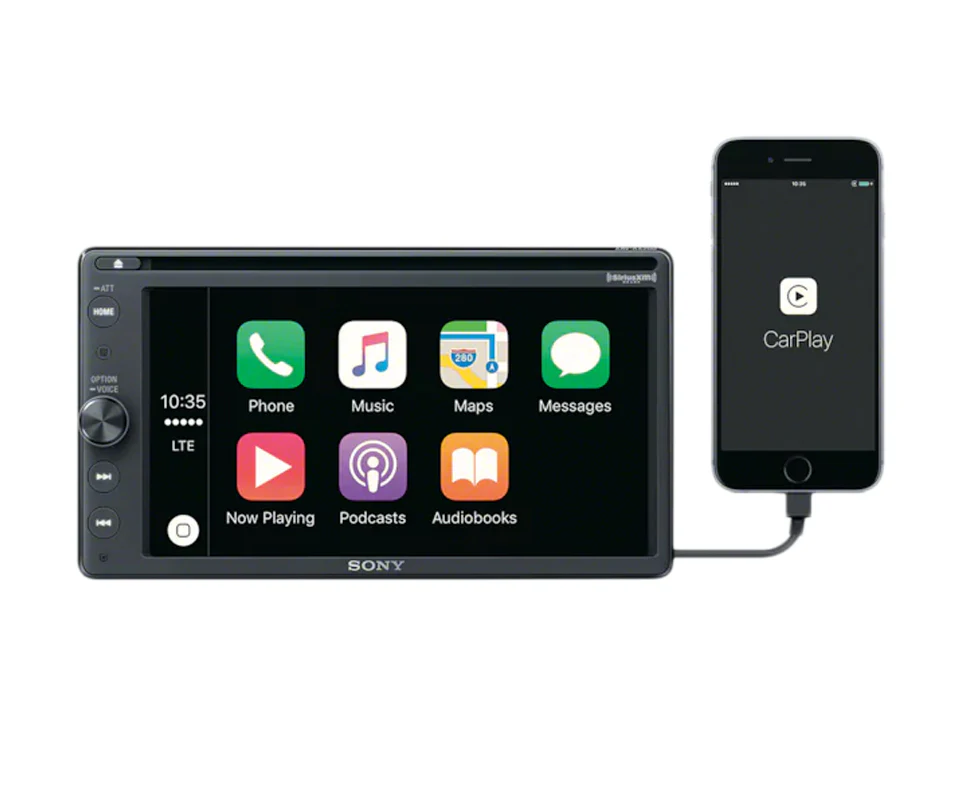 Sony XAV-AX200 Bluetooth/iPhone/USB Double Din DVD Receiver - Image 3